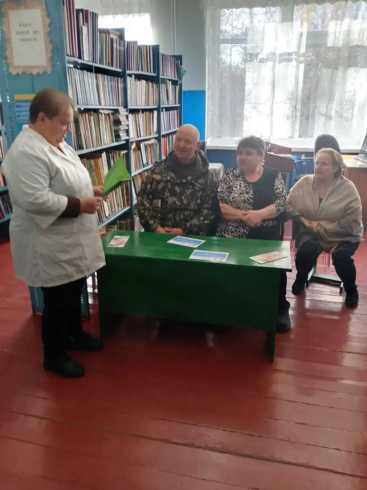 В рамках подготовки к сезонному подъёму заболеваемости ОРВ и гриппом в Орловской библио...