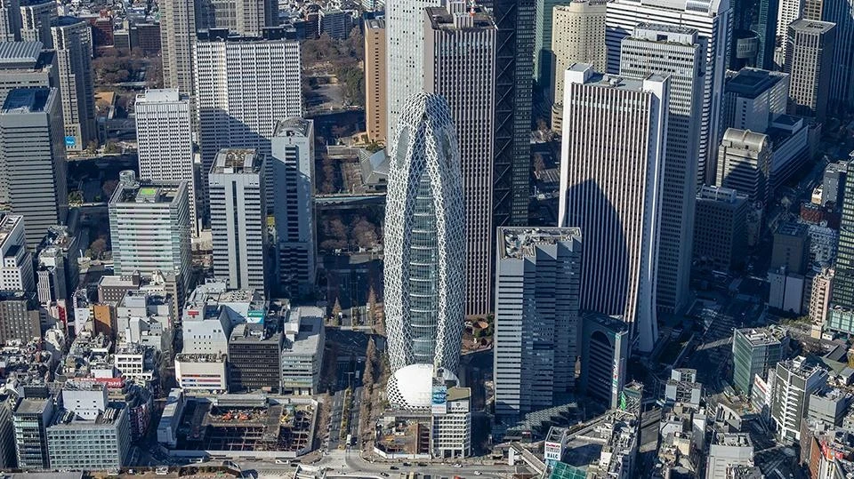 🌎 Mode Gakuen Cocoon Tower, Токио, Япония, 2008
