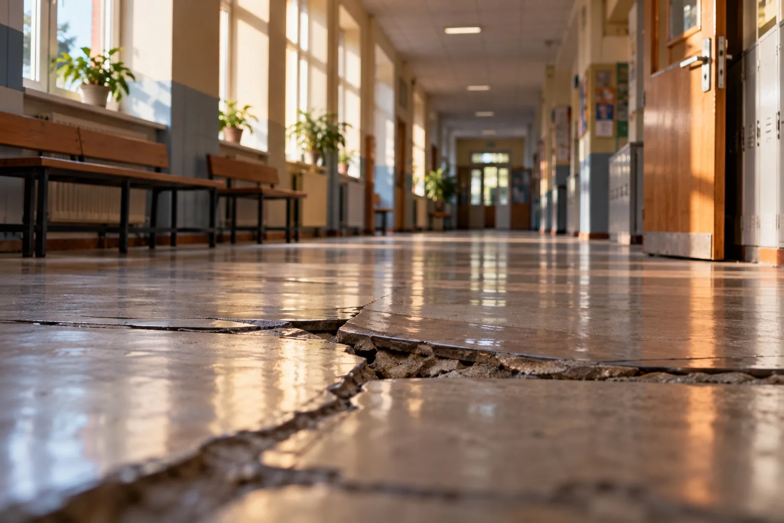 🏫 В Череповце школьник споткнулся о неровный пол и получил шрамы на лице. Суд взыскал ...