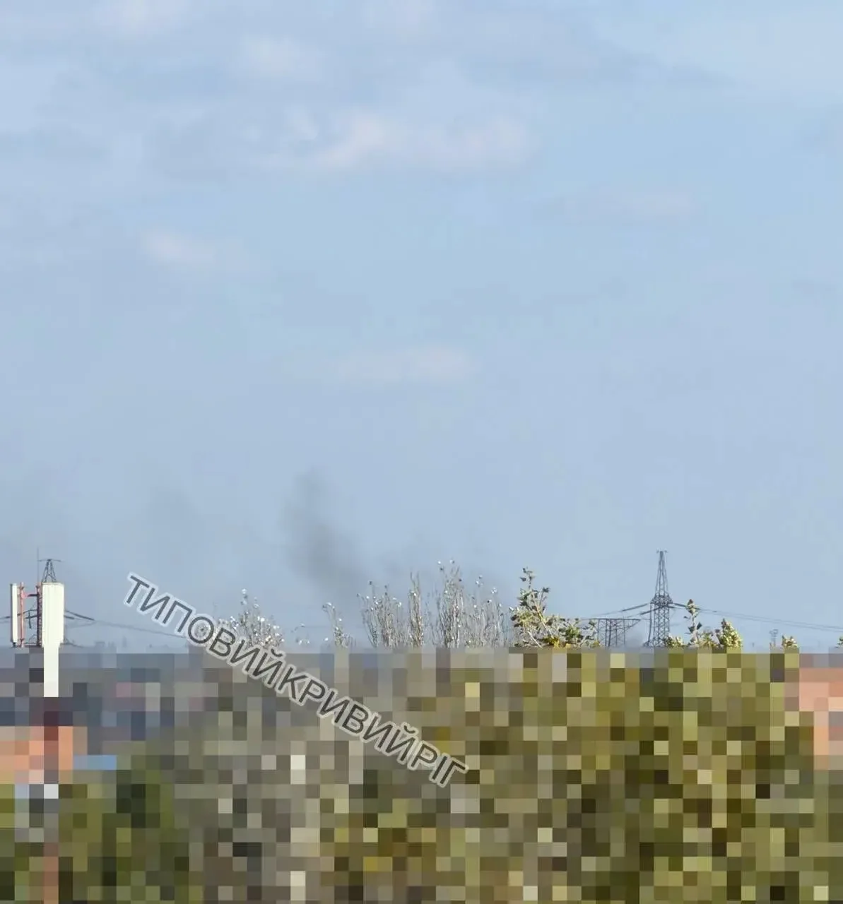 В Кривом Роге прилёт по объекту инфраструктуры