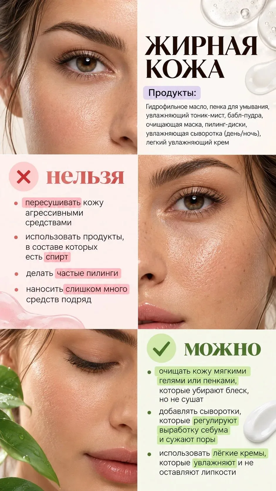 ЖИРНАЯ КОЖА