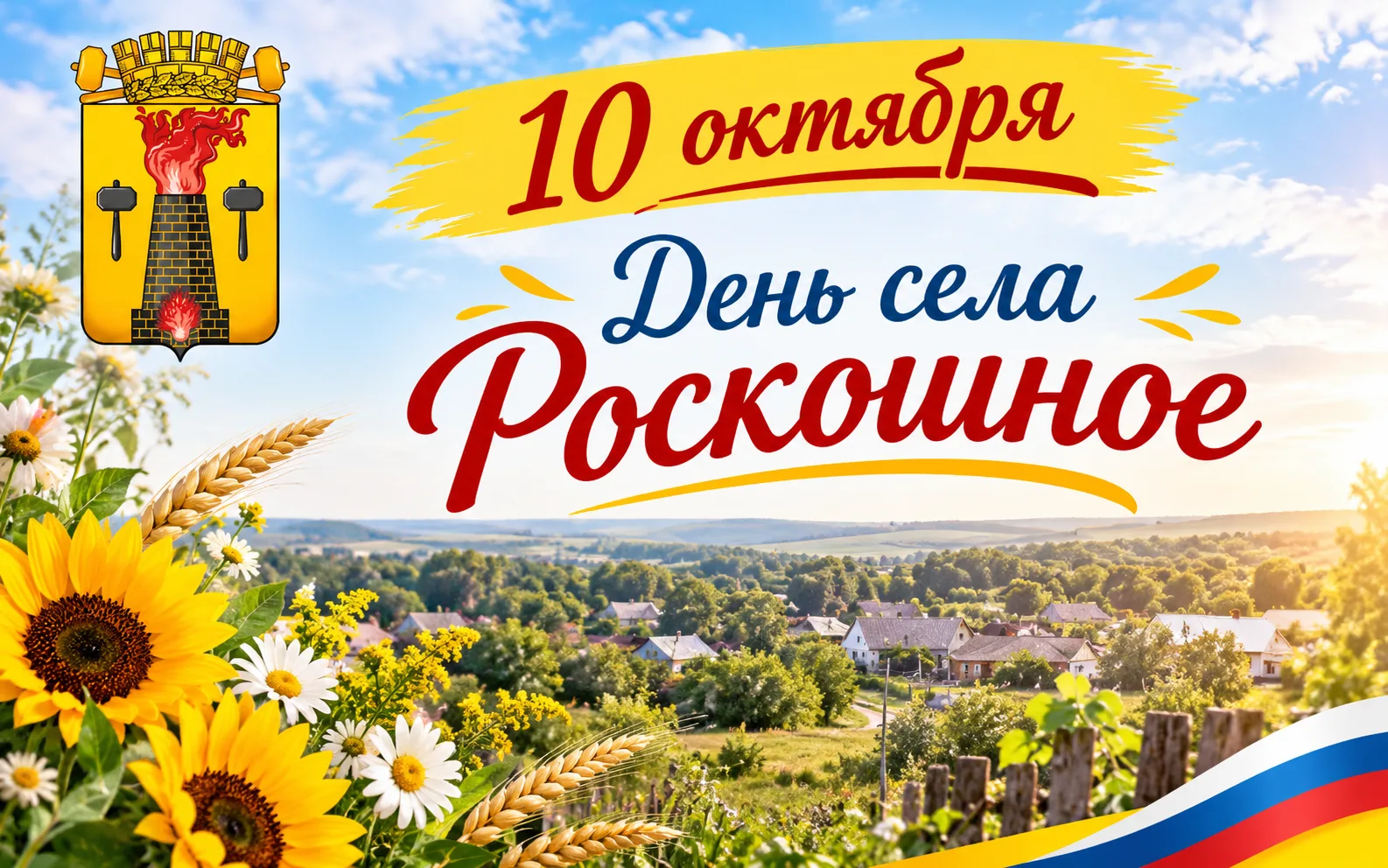 🌺Поздравление главы Администрации города Луганска Яны Пащенко с Днём села Роскошное