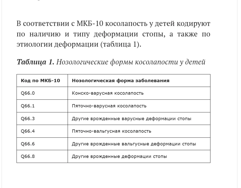 Конско-варусная стопа.