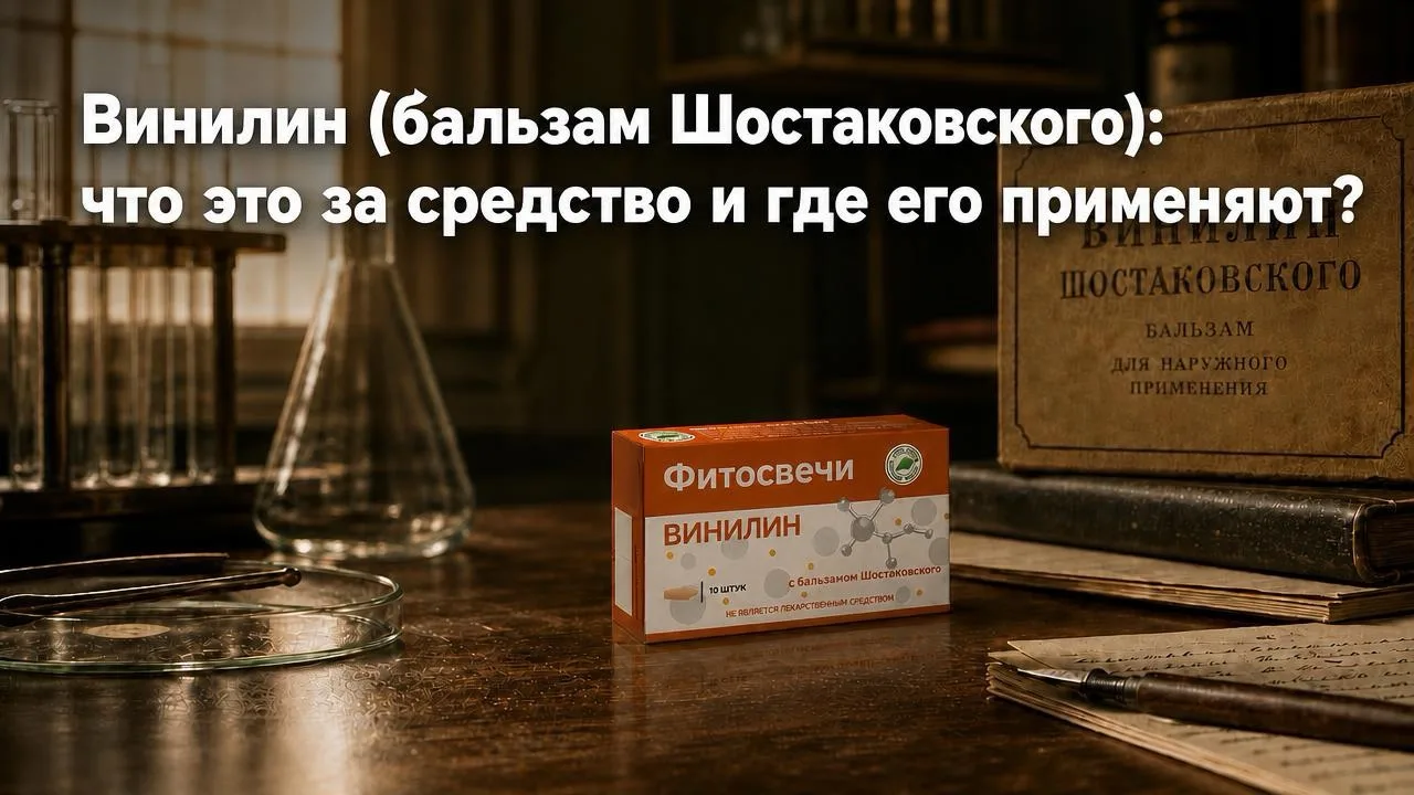❓Что такое винилин (бальзам Шостаковского) и почему он до сих пор встречается в состава...