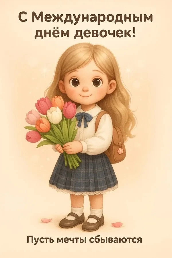 👧✨ Сегодня — Международный день девочек! ✨👧