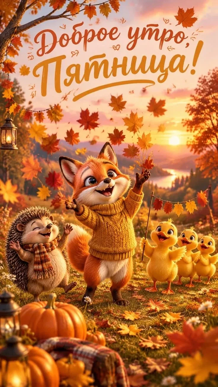 🍂 Доброе утро, пятница! 🍂