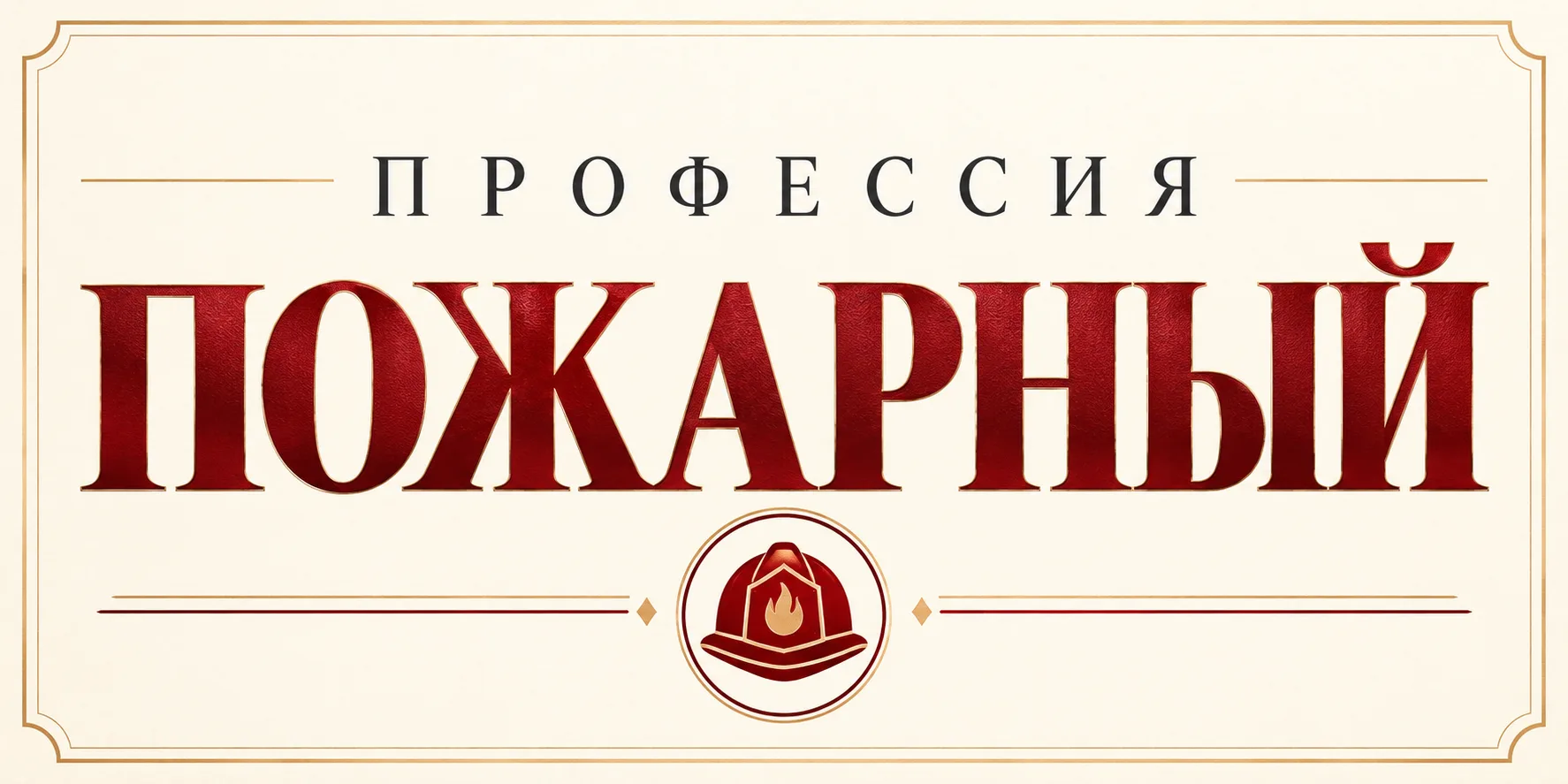 🚒 Знакомство с профессией пожарного! 🚒