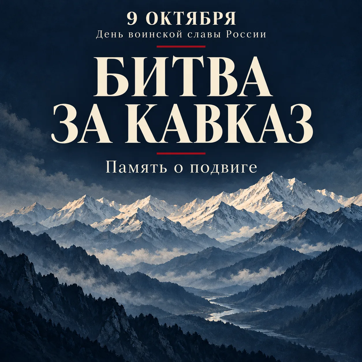 🏔 Битва за Кавказ: помнить, чтобы понимать