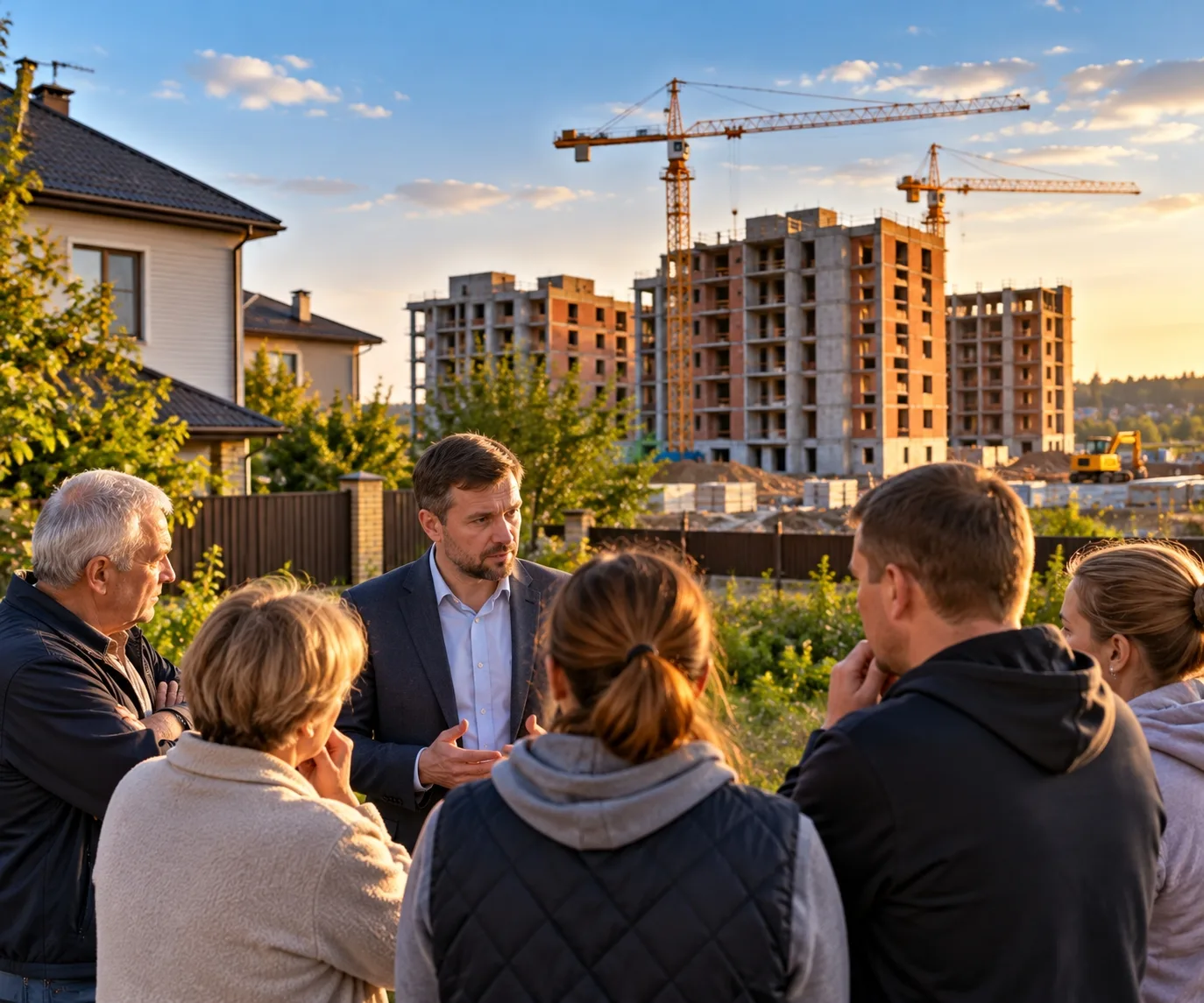 🏗 Жители Крутых Выселок выступили против строительства многоэтажек