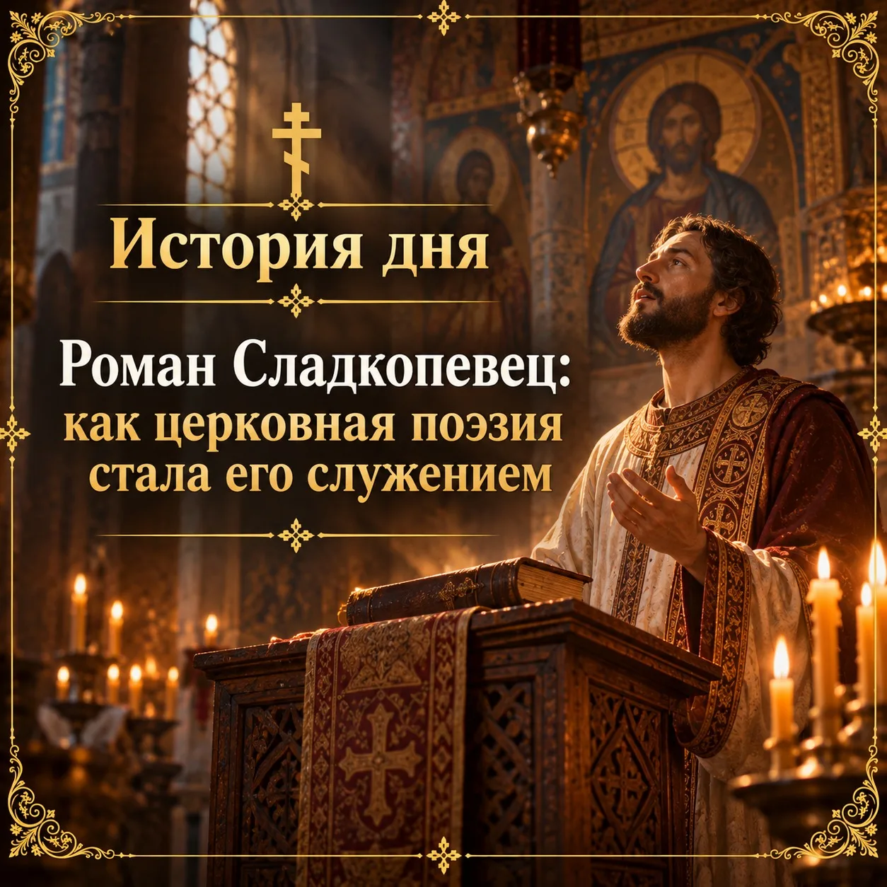 Роман Сладкопевец: как церковная поэзия стала его служением