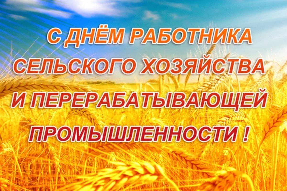 Дорогие труженики сельского хозяйства!
