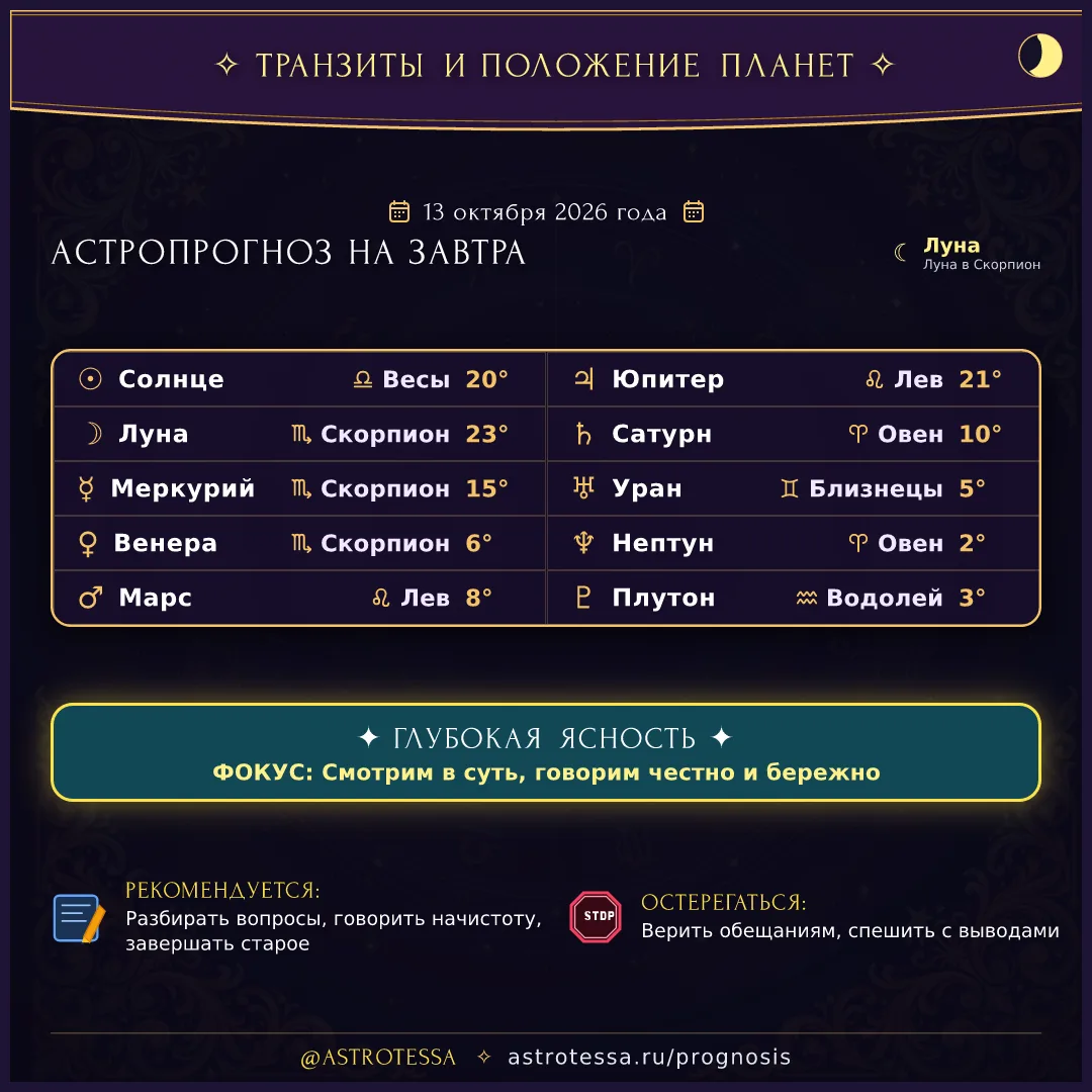 ✨ ФОКУС ДНЯ: ГЛУБОКАЯ ЯСНОСТЬ