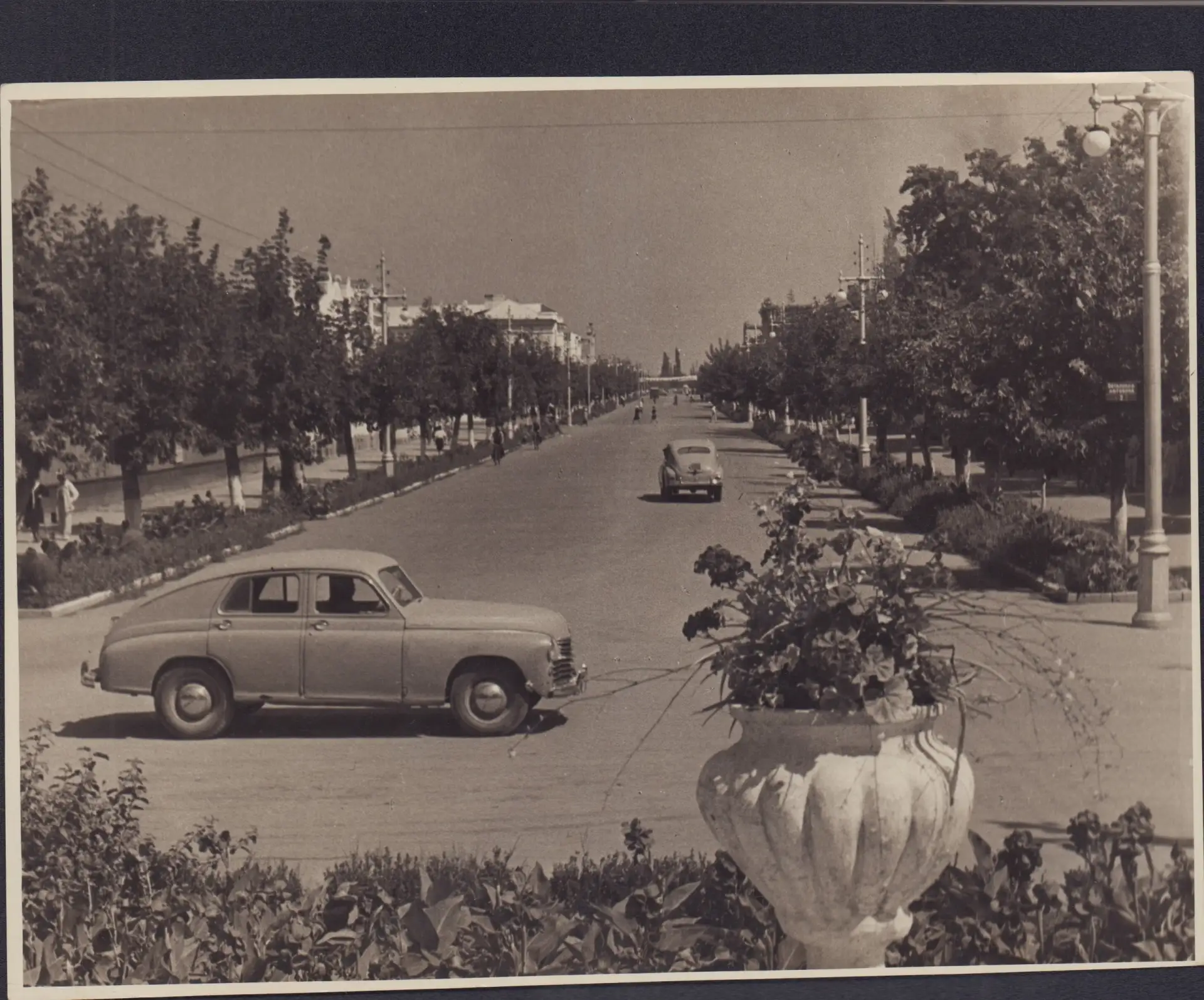 Город Майкоп, ул. Краснооктябрьская. фото 1951г.