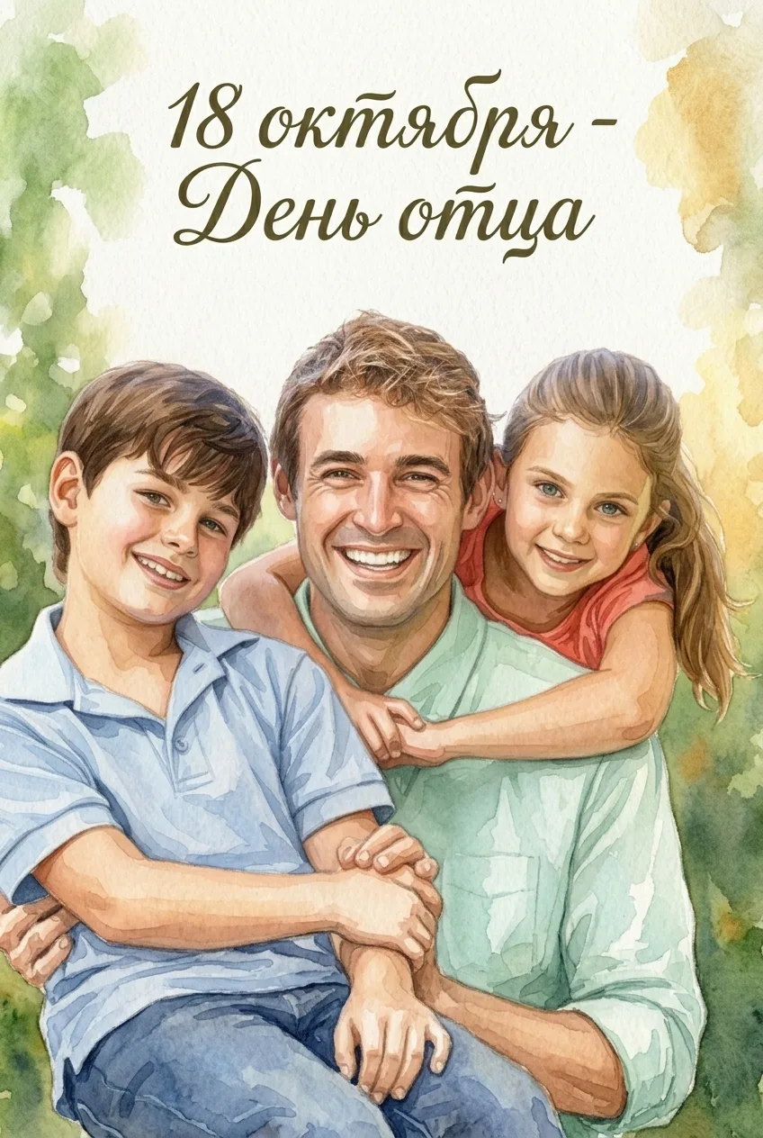 👨‍🦱 18 октября — День отца!