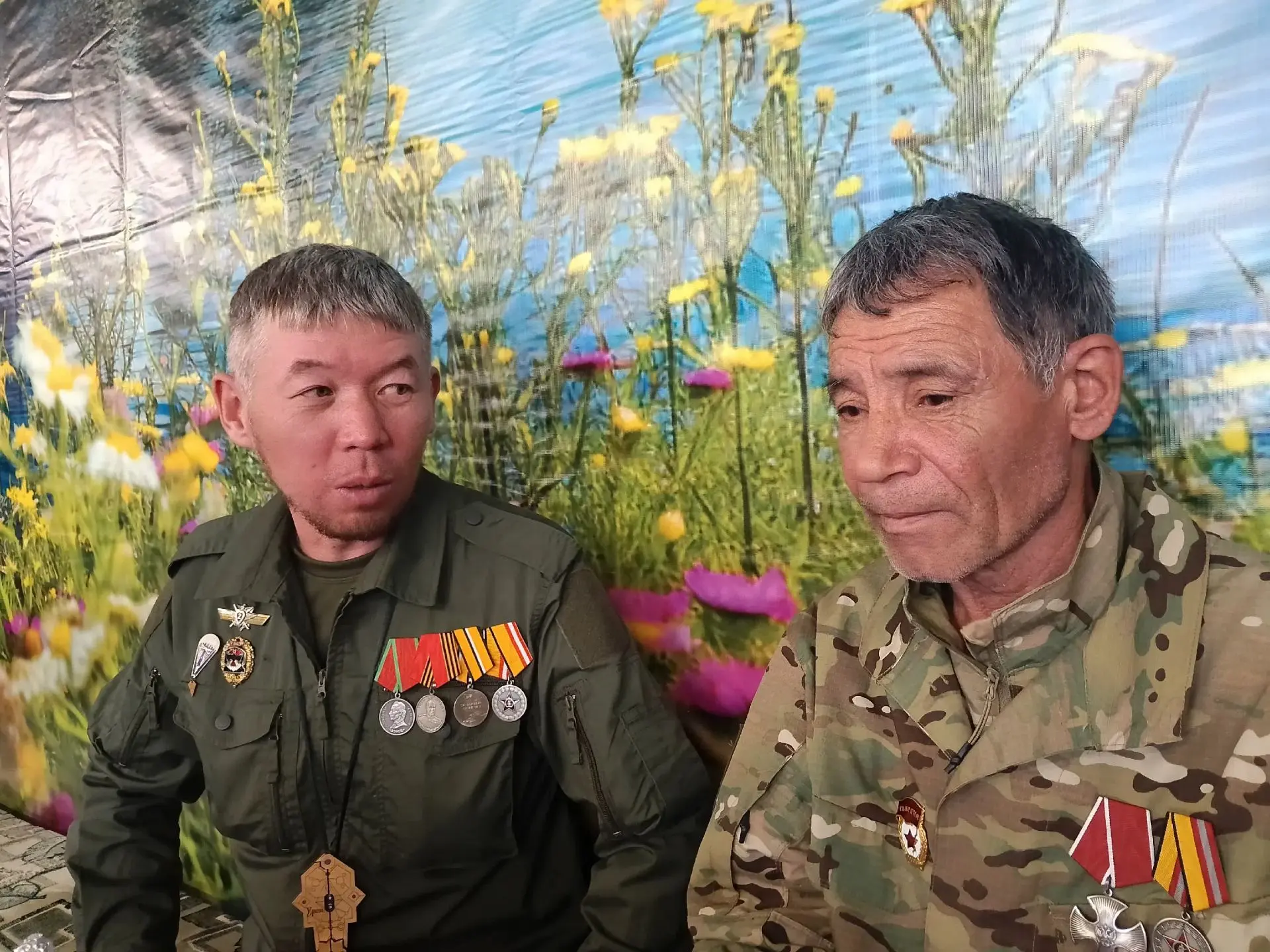 🔥В селе Мечетлино состоялась встреча с бойцами СВО Ринатом Ярмухаметовым, который сейч...