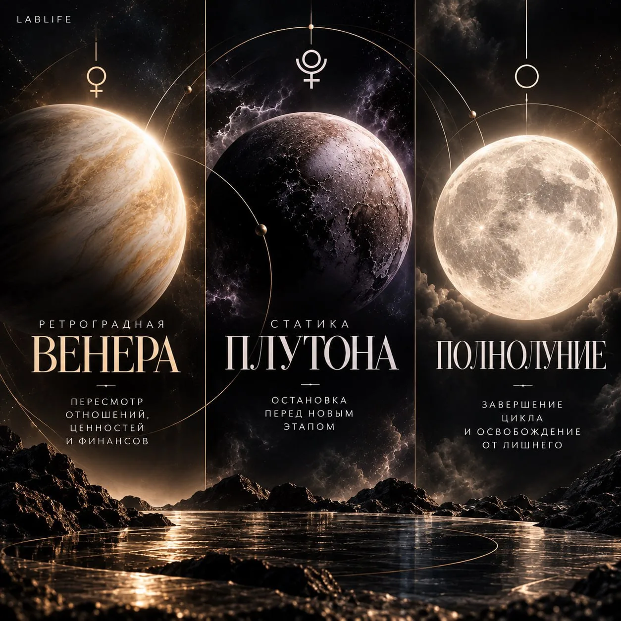 Ретроградная Венера. Статика Плутона. Полнолуние. Что нас ждет?