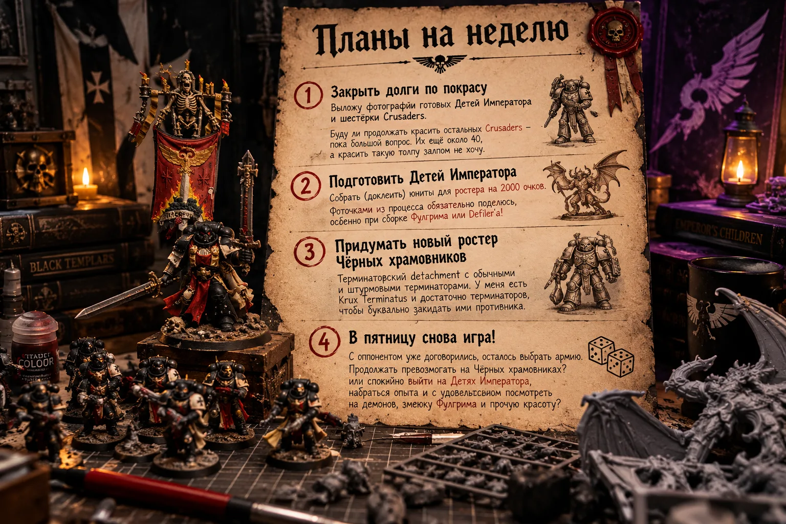 📅 Планы на неделю