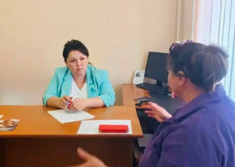 В посёлке Придорожный Новопушкинского муниципального образования состоялся личный приём...