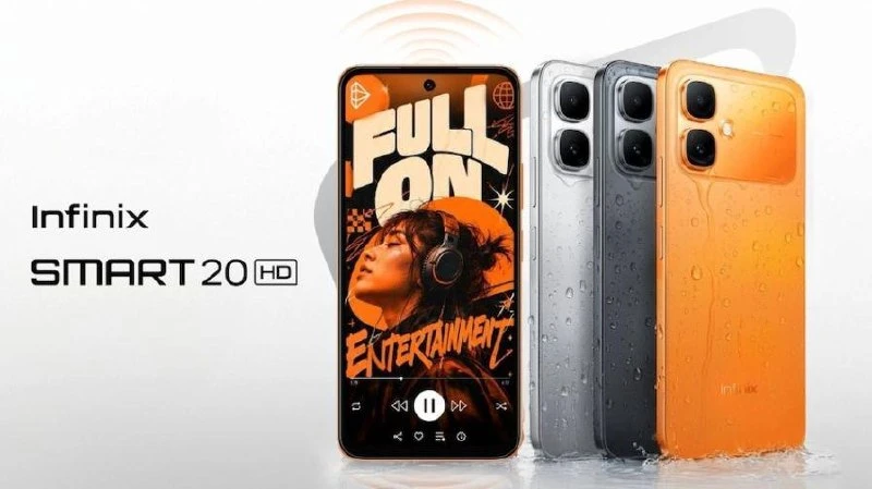Infinix Smart 20 HD получил связь без мобильной сети и экран 120 Гц