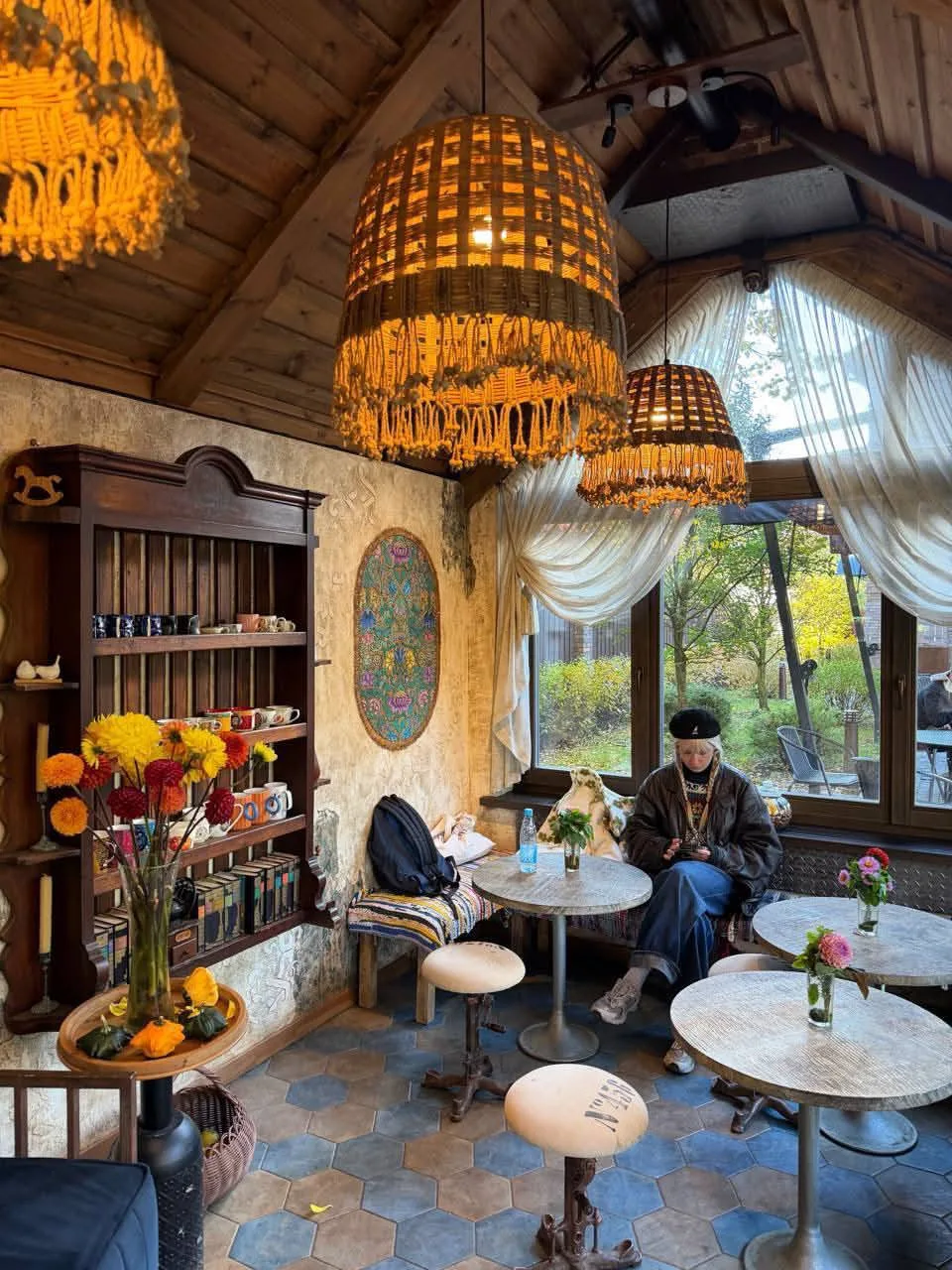 Осень в той самой кофейне в Павловске❤️