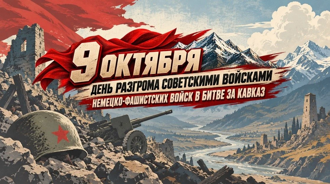 🎉 9 октября — памятная дата: День разгрома советскими войсками немецко‑фашистских войс...