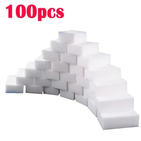 Меламиновые губки белые 100 шт.