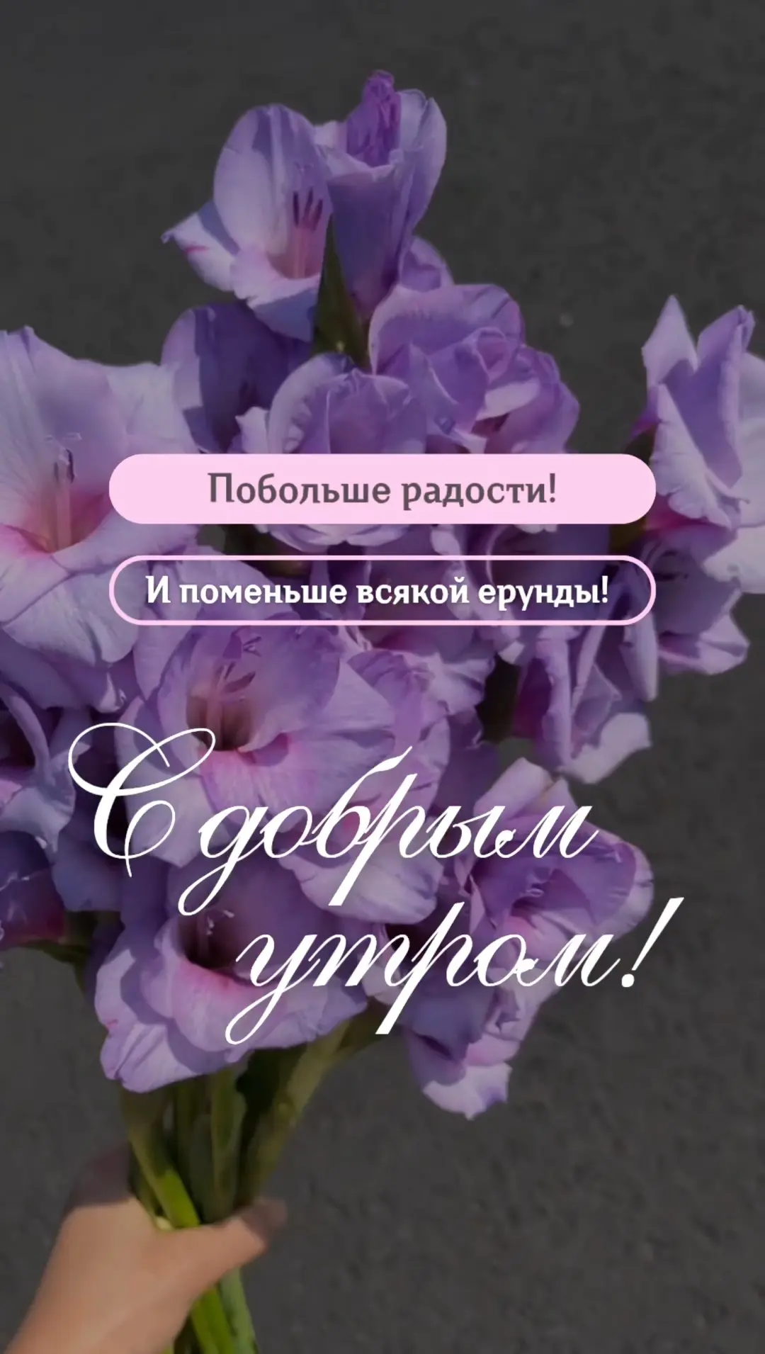 Побольше радости! И поменьше всякой ерунды!