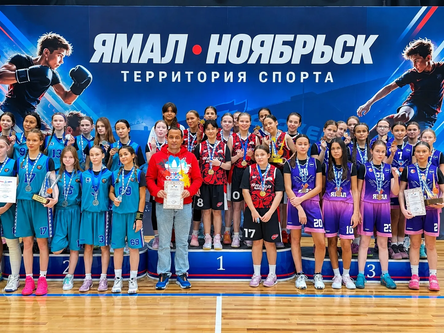 Губкинский — чемпион Первенства ЯНАО по баскетболу среди девушек до 14 лет! 🏆