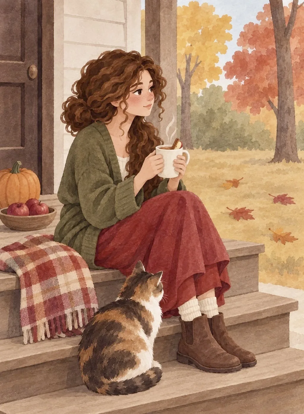 🍂 Проснуться от запаха счастья,
