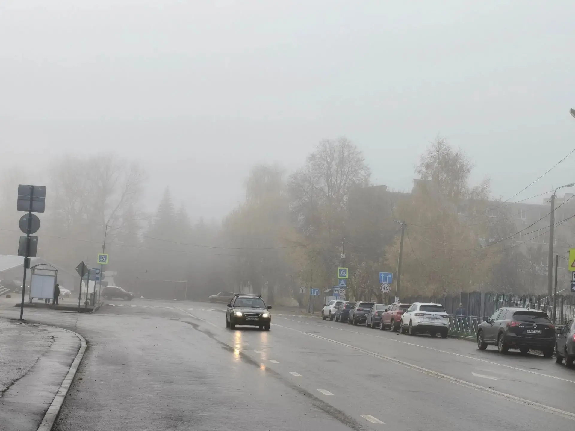 🌫️Утренний туман в Ясногорске