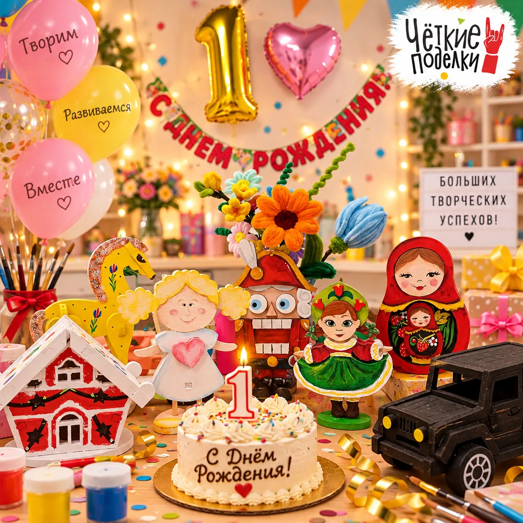 🎉Ура! Нам 1 ГОД! 🎂