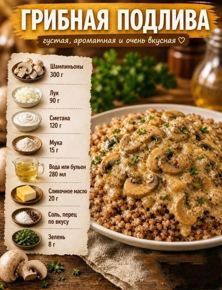 Готовим ужин из грибов