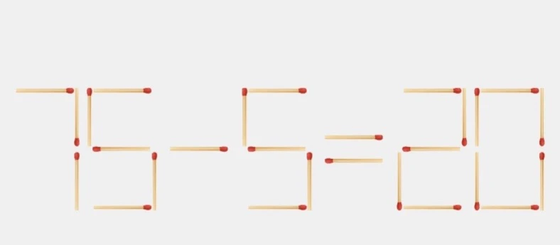 Из какого числа или знака нужно переложить спичку чтобы равенство было верным