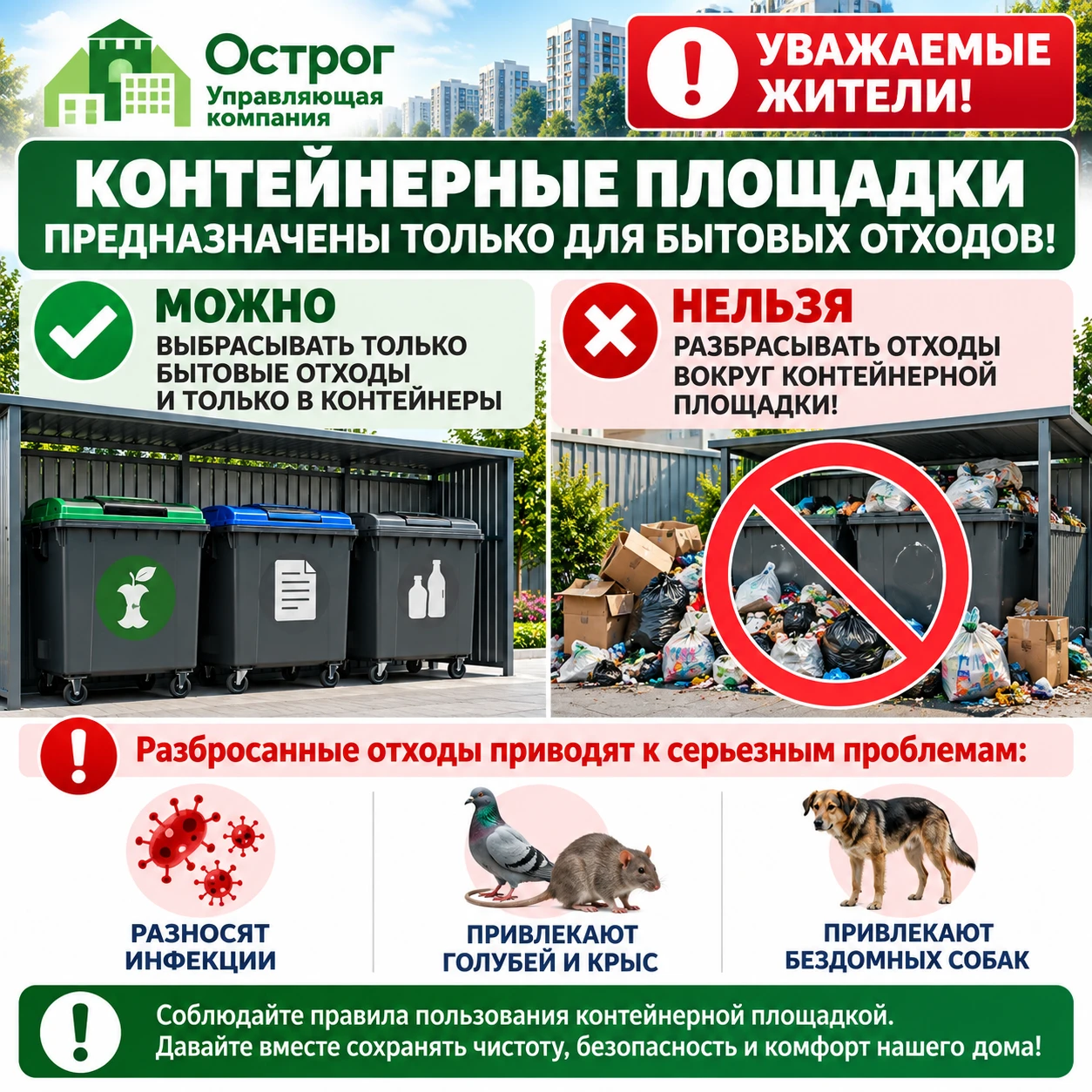 Уважаемые жители! ♻️
