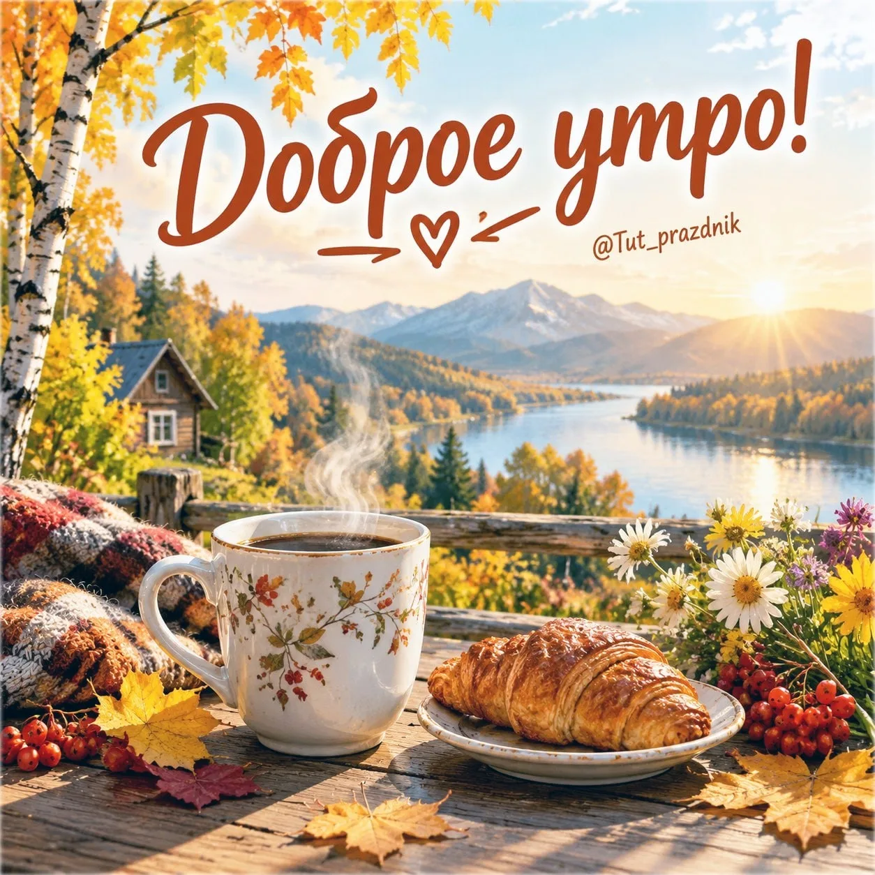 ☀️ Доброе утро! С понедельником! 🌷☕️