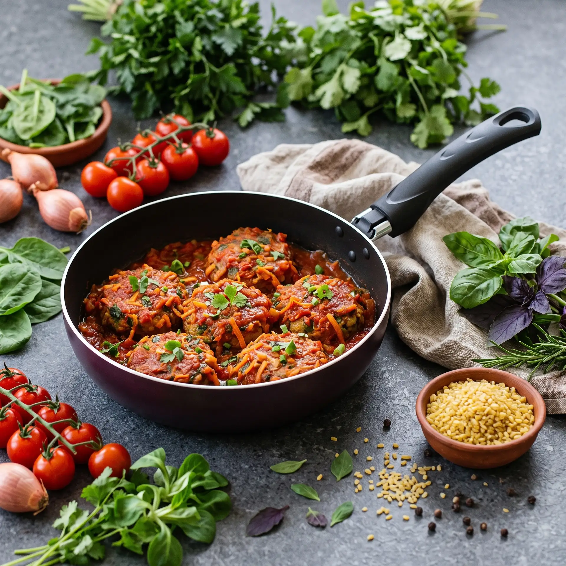 🍅 ЛЕНИВЫЕ ГОЛУБЦЫ С БУЛГУРОМ В СОТЕЙНИКЕ