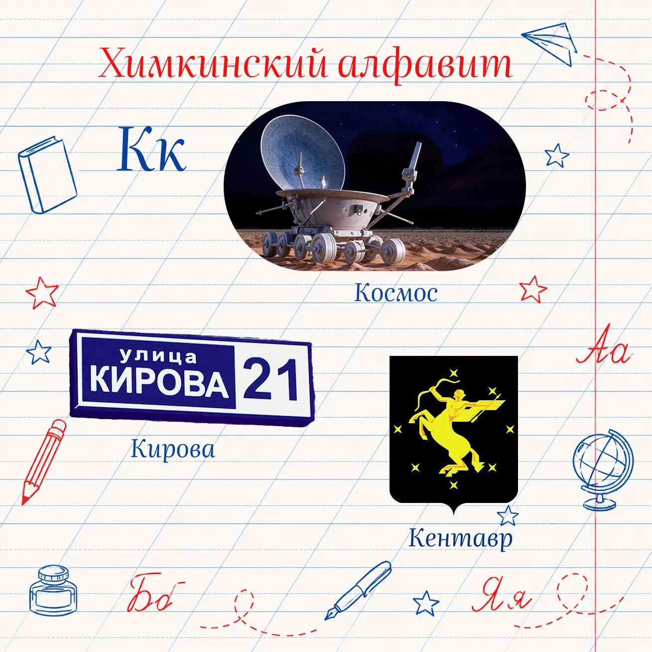 Химкинский алфавит — К 🖋