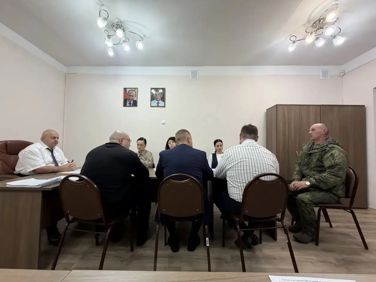 Личный прием членов семей участников СВО провел
