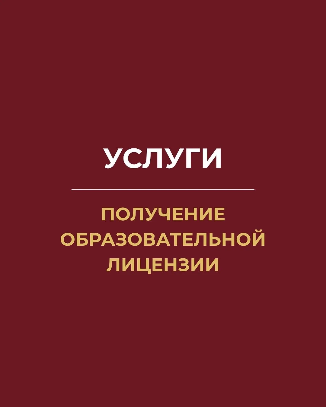 ПОЛУЧЕНИЕ ОБРАЗОВАТЕЛЬНОЙ ЛИЦЕНЗИИ ✅