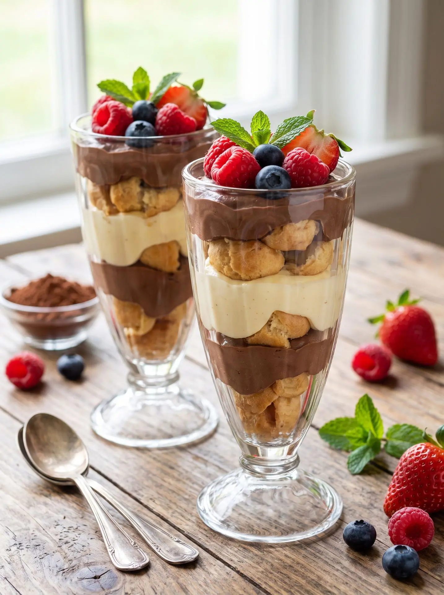 Парфе из заварных пирожных с кремом: рецепт😍