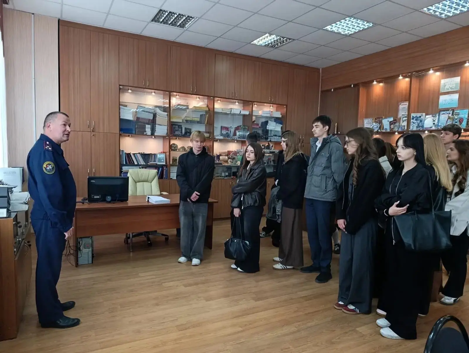 ❗️Сотрудники следственного управления провели занятия с кадетами