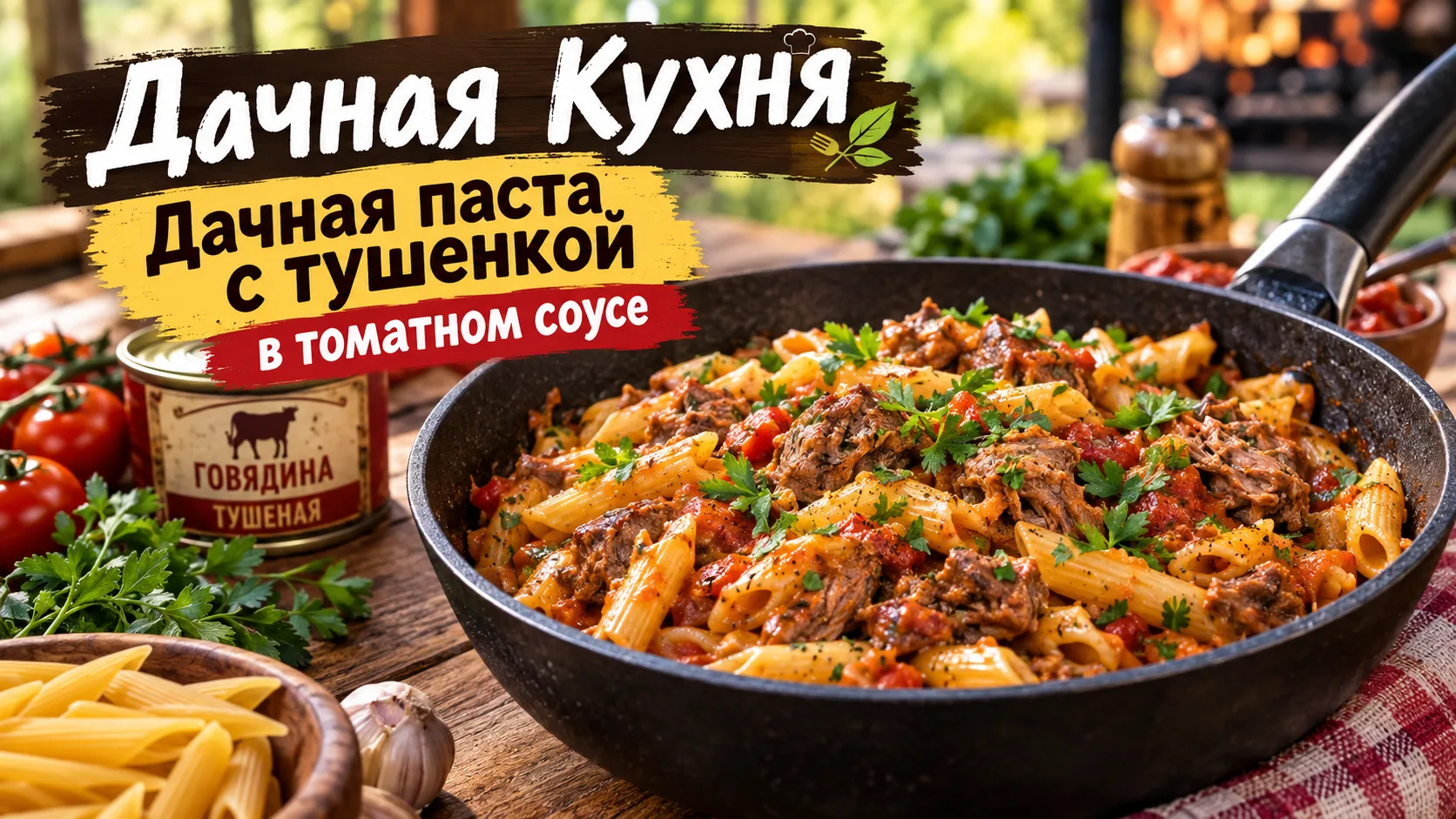 ​😩🚜 Понедельник — день тяжелый. Готовим ужин за 15 минут без костра! ⏱️🍳