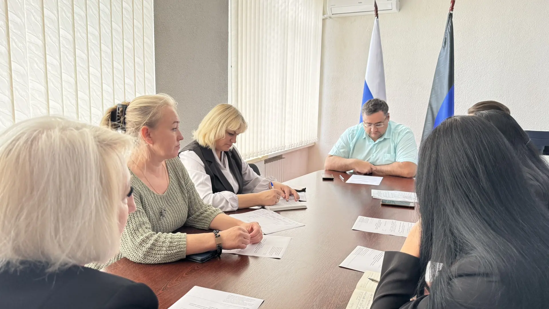 По поручению Главы ДНР Дениса Пушилина в Мангушском муниципальном округе состоялось зас...
