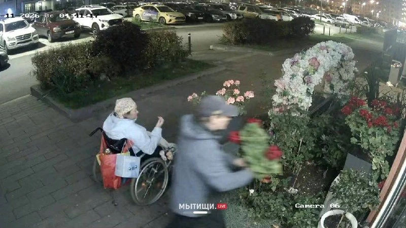 Ночью 11 октября в ЖК Ярославский в Мытищах мужчина украл цветы с клумбы у подъезда. Жи...