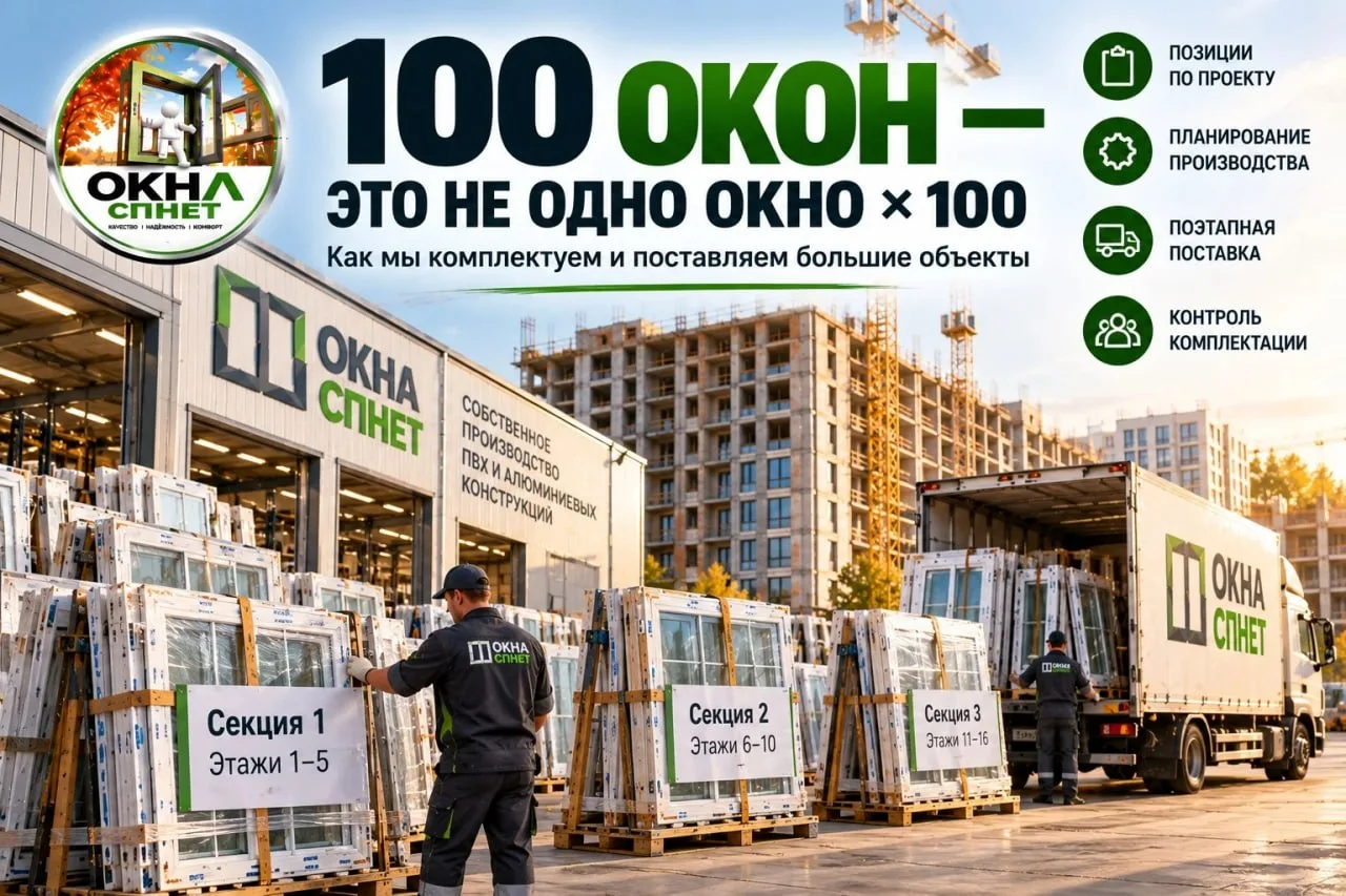 🏗 100 ОКОН — ЭТО НЕ «ОДНО ОКНО × 100»