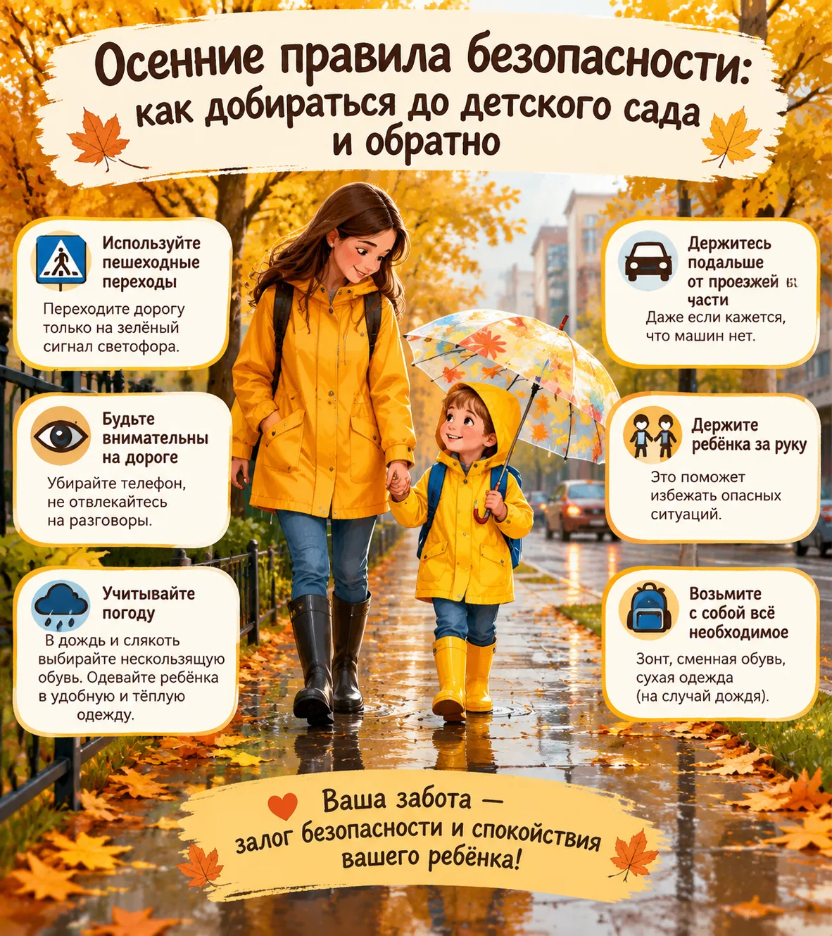 🍂 Осенние дни становятся короче, а дороги — сложнее: дождь, листья, ранние сумерки… В ...