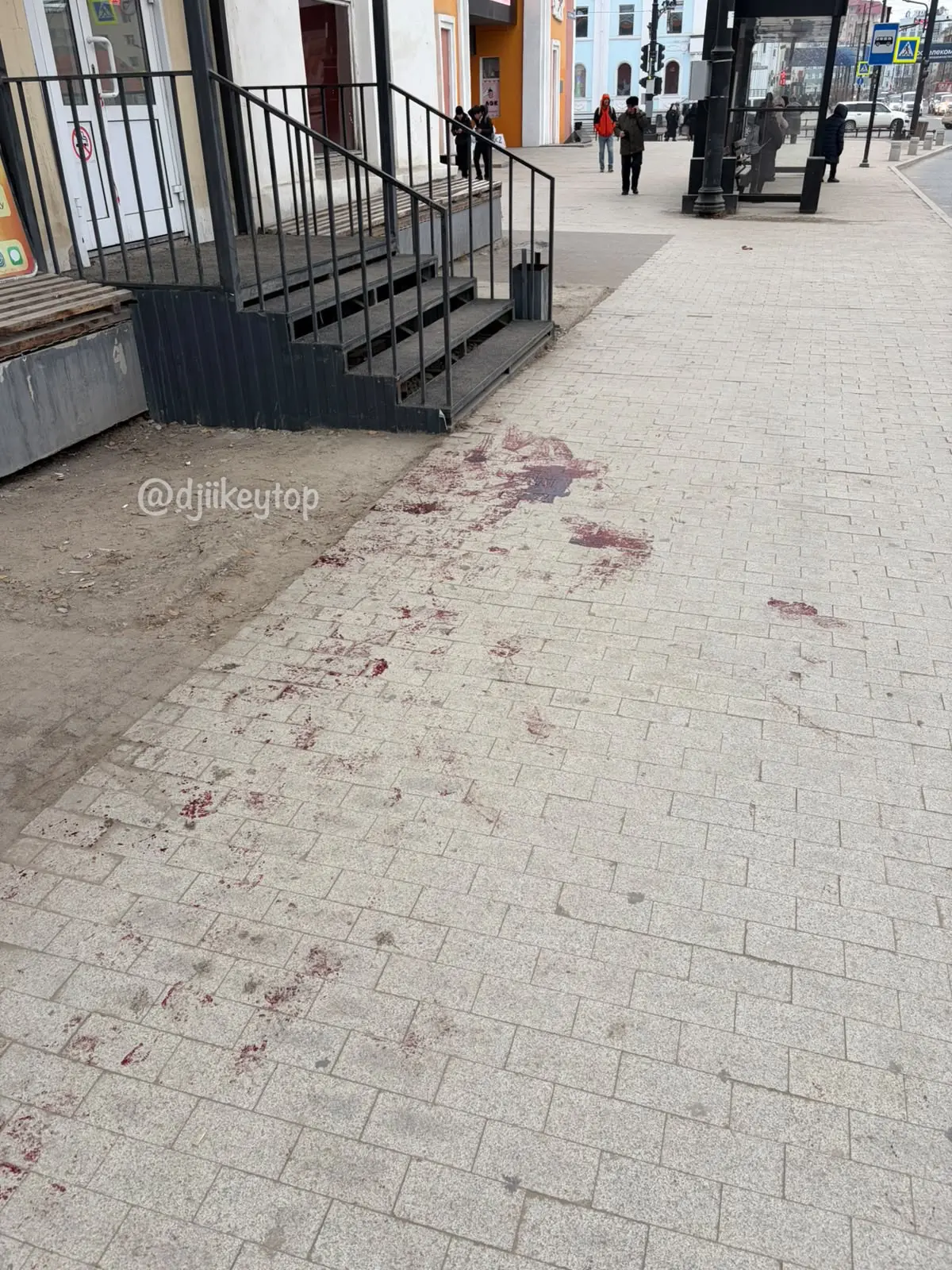 Жуткое зрелище предстало утром перед горожанами в самом центре Якутска. Лужи застывшей ...