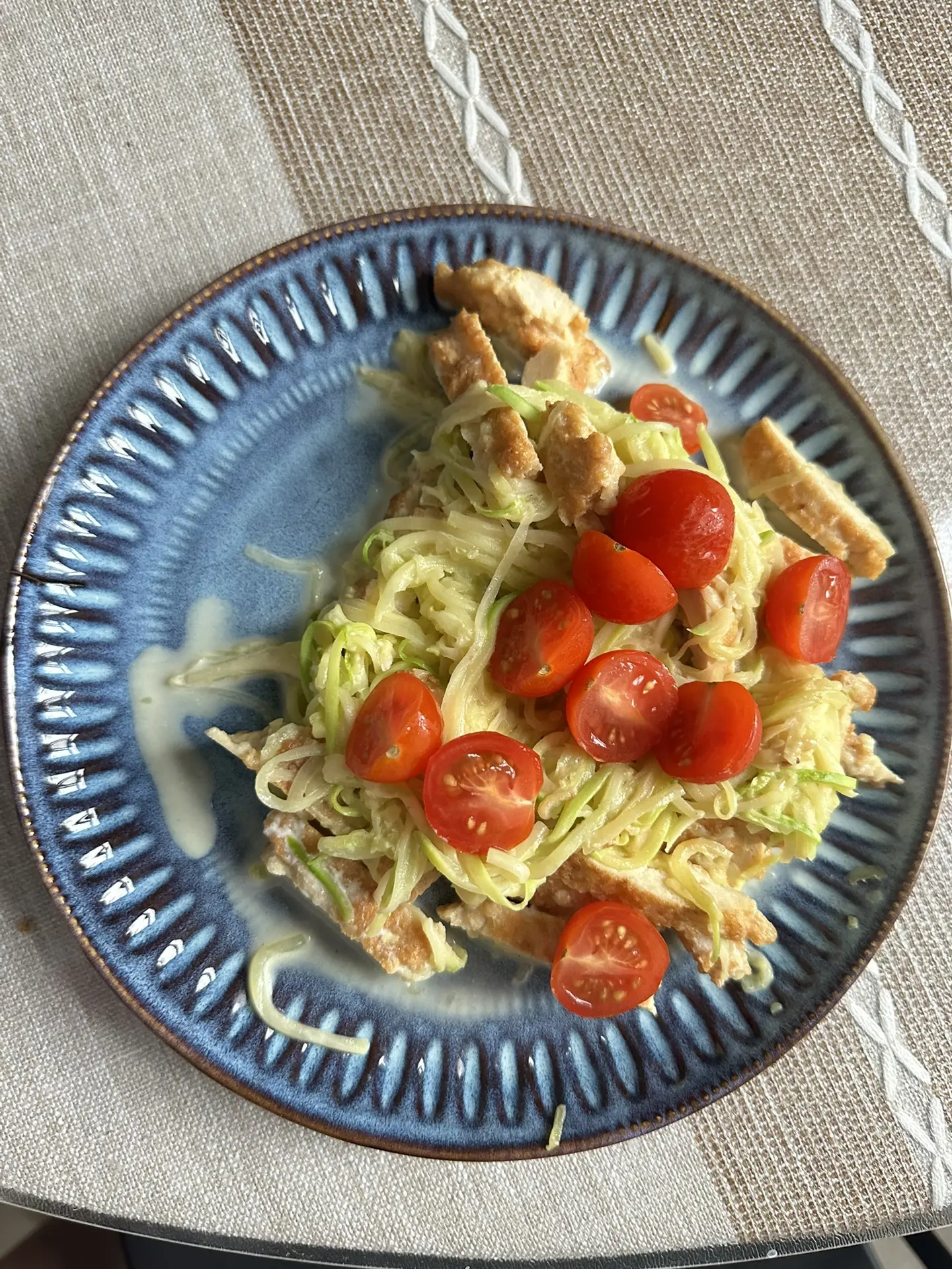 Кабачковая паста из меню марафона 😋   Очень быстро и просто!