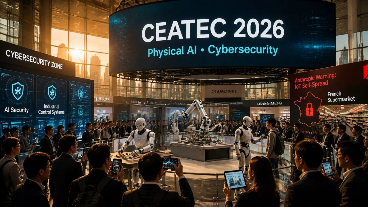 ✅ CEATEC 2026 открылась: физический ИИ — главная звезда, рядом — решения по кибербезопа...
