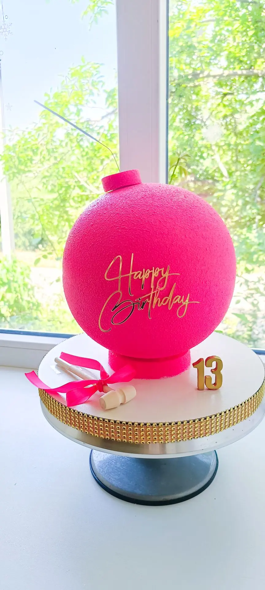 Тортик Бомба для очаровательной девочки на день рождения!🎂🎉Поздравляю от всей души!💖...